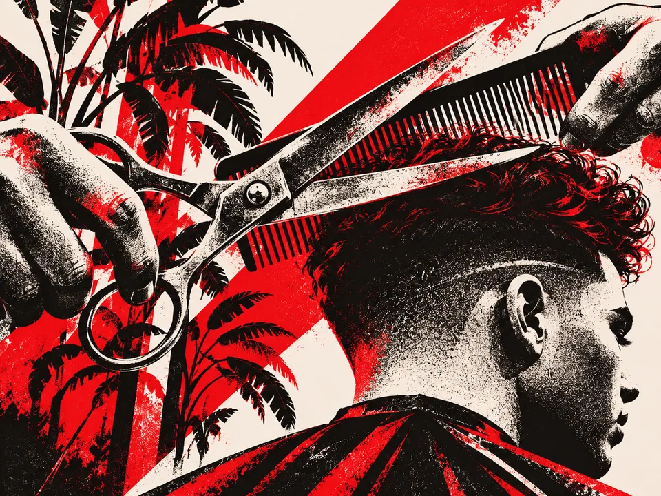 Barbería: tijeras, peine y gesto de cuidado